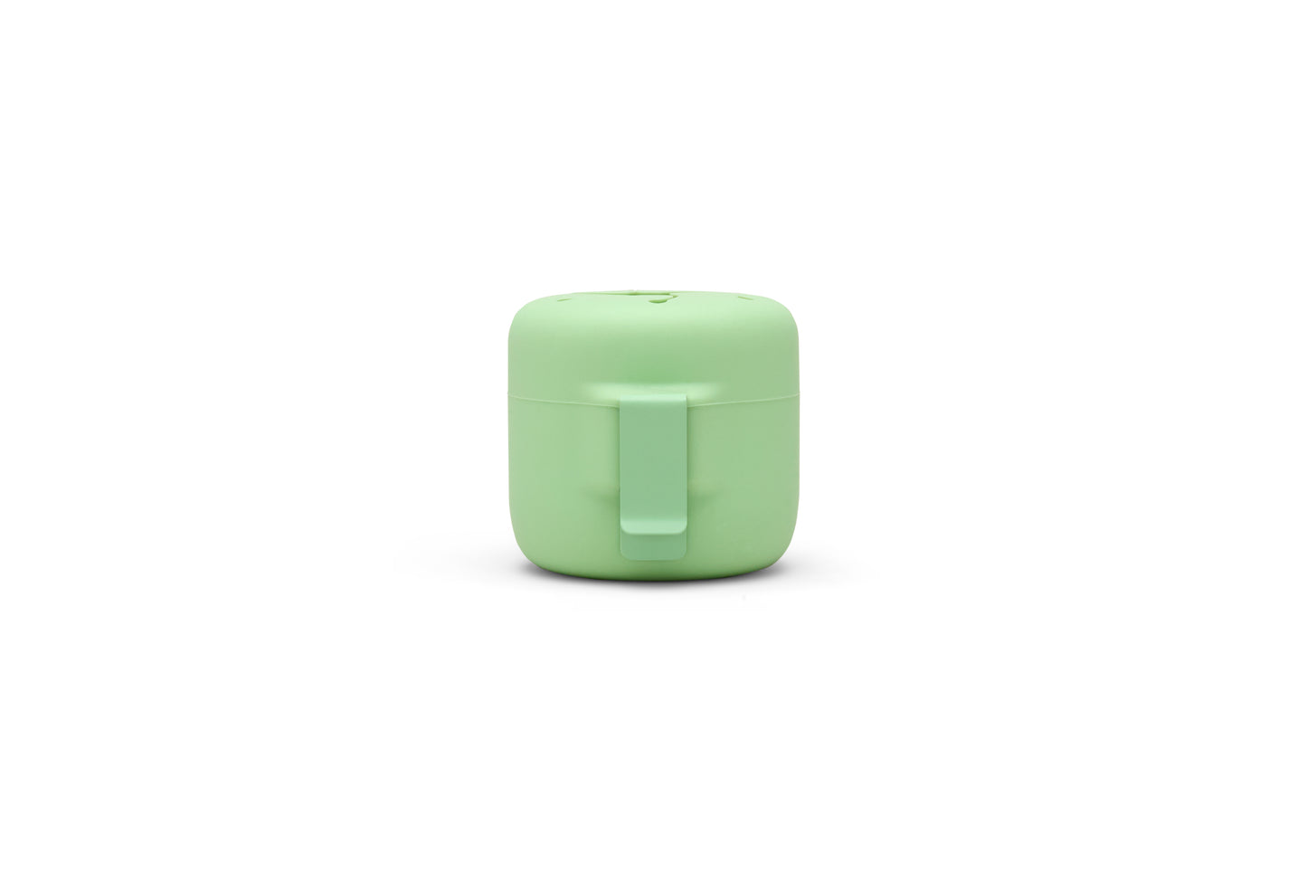 Hip Bip Silicone Kids Snack Cup with Side Clip (Green)