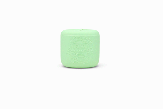 Hip Bip Silicone Kids Snack Cup with Side Clip (Green)